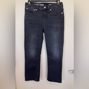 J.Crew Women's Black Demi Crop Boot Jeans 26P